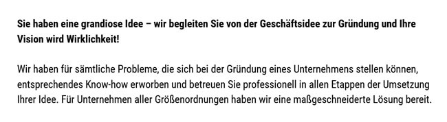 Unternehmensgruendung 